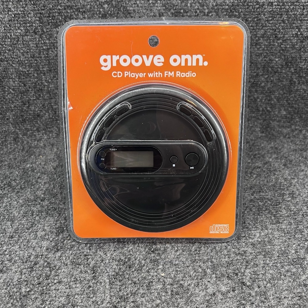 Groove Onn Model (100008711) Personal Portable CD Player with FM Radio - NEW